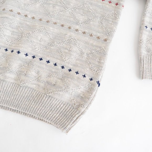 Vintage Great Lakes Crewneck Sweater - Taupe -  Large - Picture 7 of 13